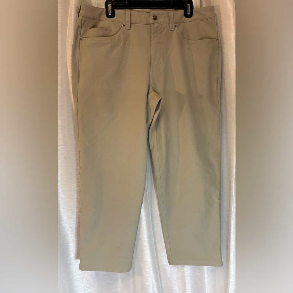 Lululemon ABC Slim Fit Pant Warpstreme Grey Sage 34x26 Custom Hem - Picture 11 of 11